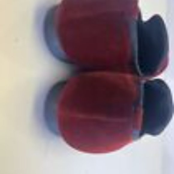 Versace red Gold Medusa Velvet Slipper 46 US 12 main image 3